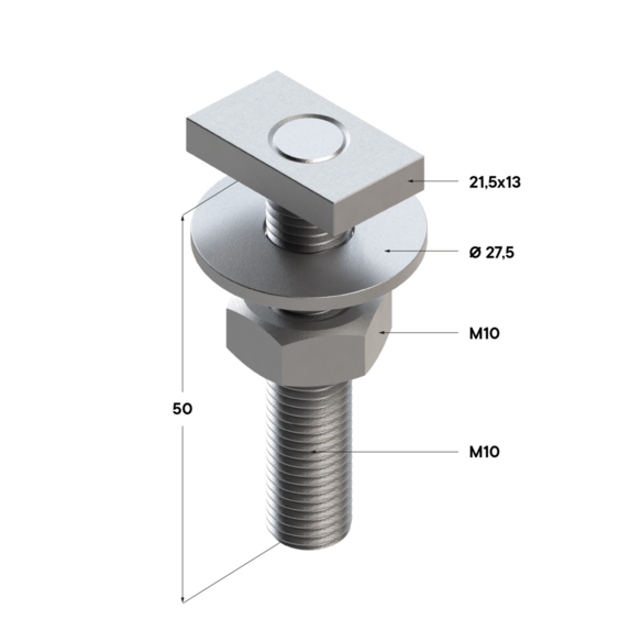 Болт T-образный TBТ 28 4F. Болт T-образный TBТ 28 4F